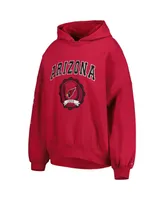 Women's Tommy Hilfiger Cardinal Arizona Cardinals Becca Drop Shoulder Pullover Hoodie