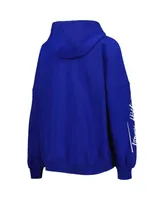 Women's Tommy Hilfiger Royal Indianapolis Colts Becca Drop Shoulder Pullover Hoodie