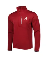 Men's Columbia Crimson Alabama Tide Park View Omni-Wick Half-Zip Top