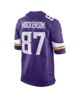 Men's Nike T.j. Hockenson Purple Minnesota Vikings Game Player Jersey