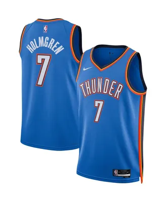 Unisex Nike Chet Holmgren Oklahoma City Thunder Blue 2022 Nba Draft First Round Pick Player Swingman Jersey - Icon Edition