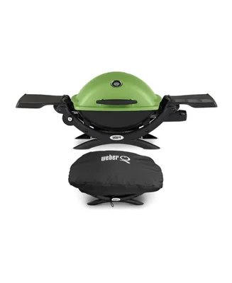 Weber Q 1200 Liquid Propane Grill () With Grill Cover