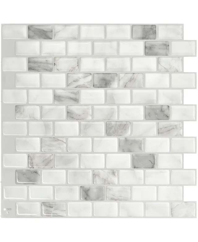 The Smart Tiles Smart Tiles Crescendo Agati 9.73 in. X 9.36 in