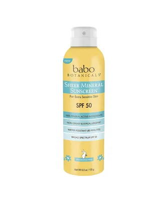 Babo Botanicals - Sunscreen Sheer Spray Spf 50 - 1 Each