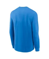 Men's Nike Powder Blue Los Angeles Chargers Icon Legend Long Sleeve Performance T-shirt