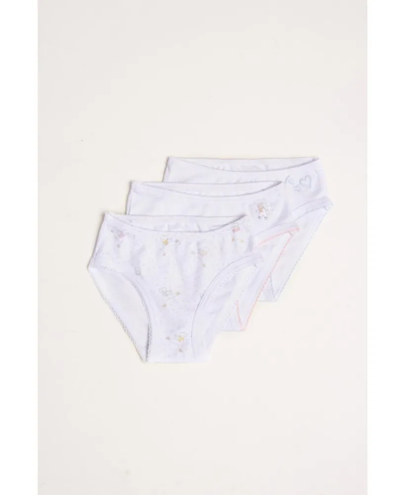 3 pack of printed cotton panties - Woman