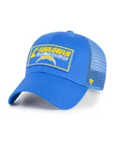 Big Boys '47 Brand Powder Blue Los Angeles Chargers Levee Mvp Trucker Adjustable Hat