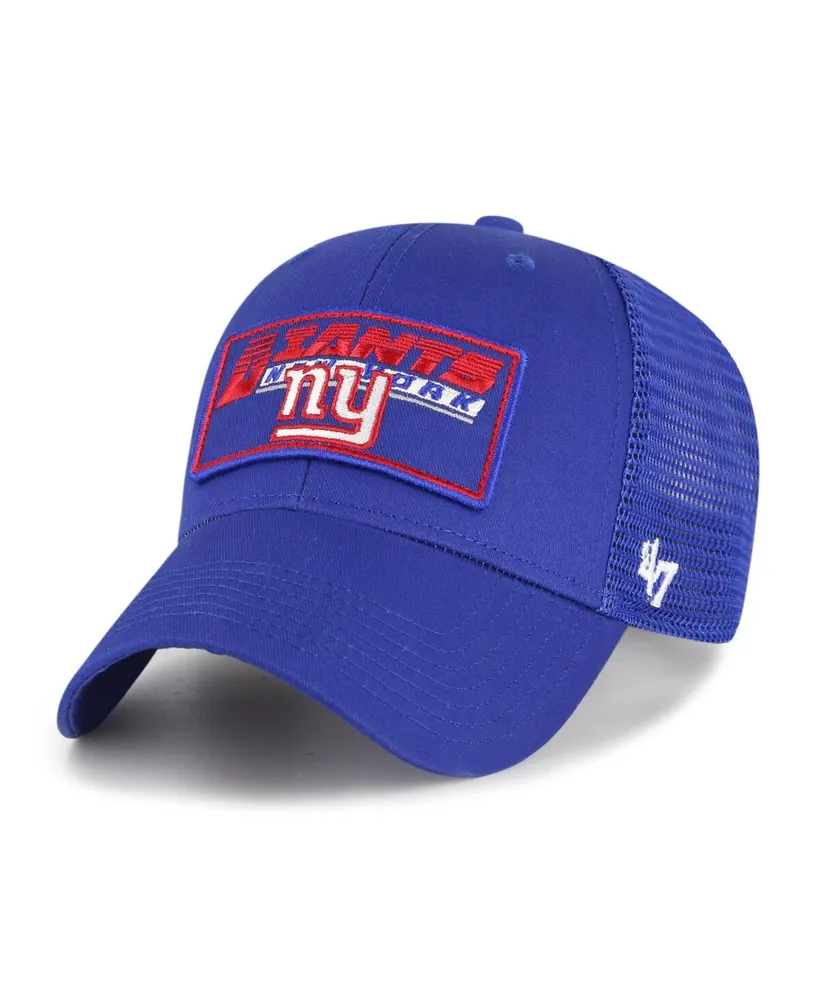 Big Boys '47 Brand Royal New York Giants Levee Mvp Trucker Adjustable Hat
