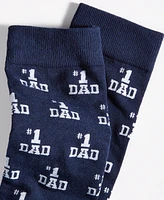 Club Room Men's #1 Dad Crew Socks, Created for Macy's