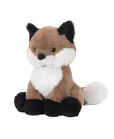 Lambs & Ivy Painted Forest Brown/White Plush Fox Stuffed Animal - Knox