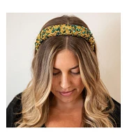 Women's All That Glitters Headband - Green + Gold