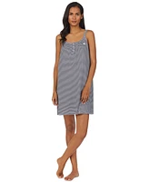 Lauren Ralph Cotton Knit Double-Strap Nightgown
