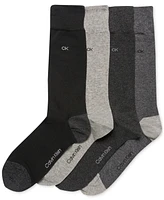 Calvin Klein Men's Heel Toe Socks 4-Pack