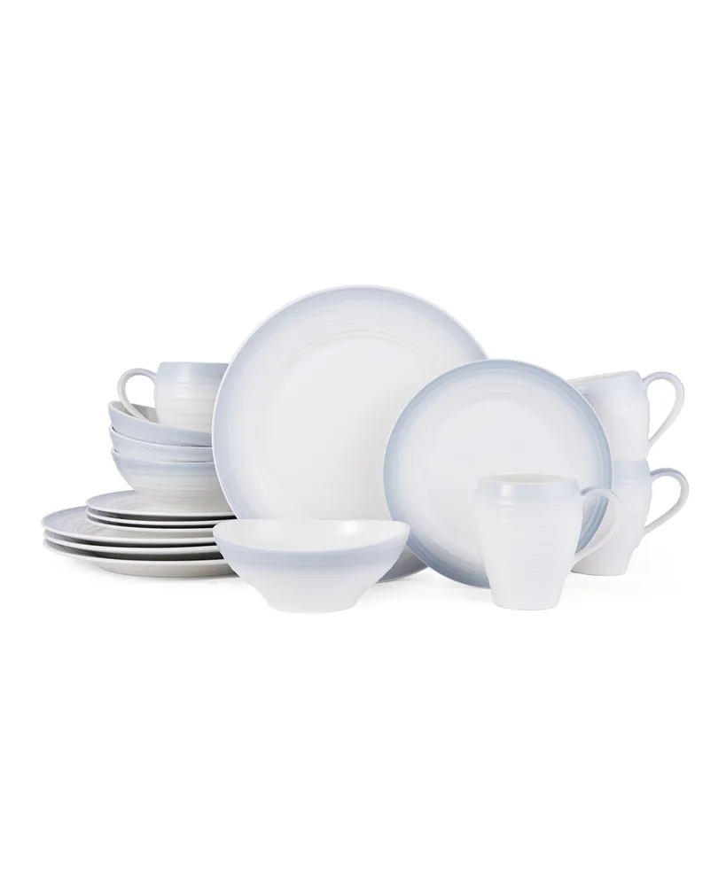 Mikasa Swirl 16 Piece Dinnerware Set, Service for 4