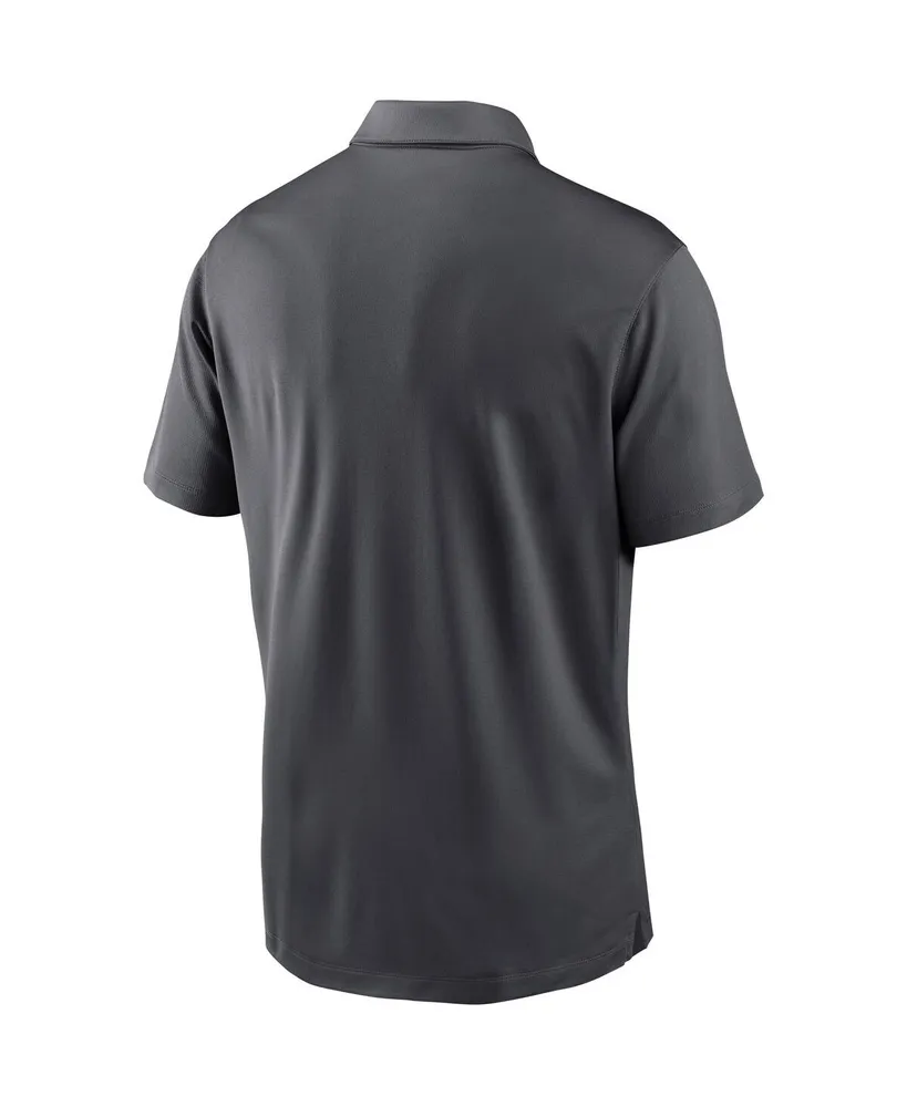 Men's Nike Charcoal Minnesota Vikings Franchise Performance Polo Shirt