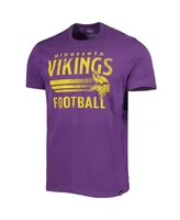 Men's '47 Brand Purple Minnesota Vikings Wordmark Rider Franklin T-shirt