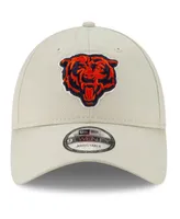 Men's New Era Khaki Chicago Bears Head Playmaker 9TWENTY Adjustable Hat