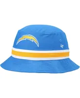 Men's '47 Brand Blue Los Angeles Chargers Striped Bucket Hat