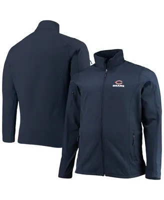 Men's Dunbrooke Navy Chicago Bears Big and Tall Sonoma Softshell Full-Zip Jacket