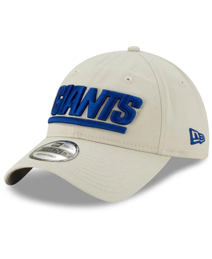 Men's New Era Khaki New York Giants Wordmark Playmaker 9TWENTY Adjustable Hat