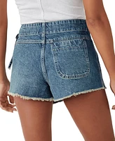 Free People Women's Emmy Cotton Denim Mini Skort