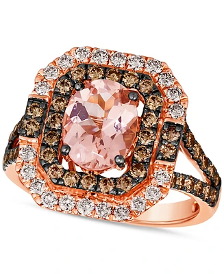 Le Vian Peach Morganite (1-1/3 ct. t.w.) & Diamond (1