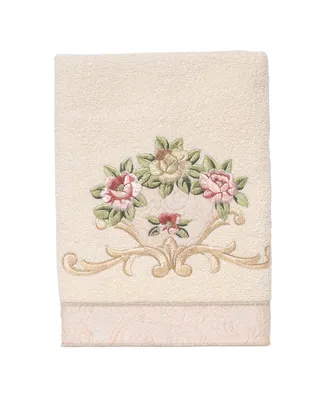 Avanti Rosefan Embroidered Cotton Hand Towel, 16" x 30"