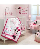 Lambs & Ivy Disney Baby Minnie Mouse Love Wall Decals/Stickers with Hearts/Bows