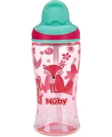 Nuby Toddler Thirsty No-Spill Boost Cup with Soft Straw, 12oz, 2 Pack