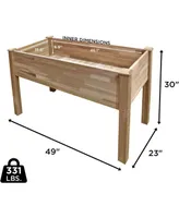 Jumbl Raised Garden Bed Elevated Herb Planter for Growing Fresh Flower