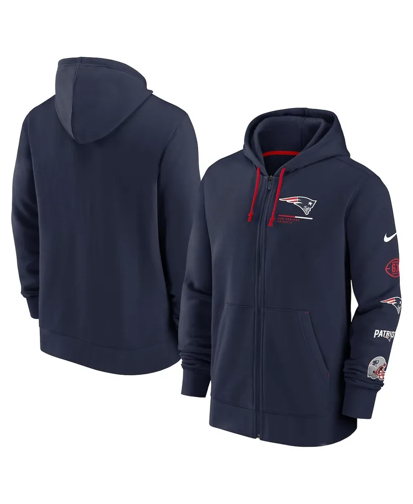 Nike Men's New England Patriots Fleece Club Crew Sweatshirt - Macy's