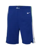 Big Boys Jordan Blue Dallas Mavericks 2022/23 City Edition Swingman Shorts