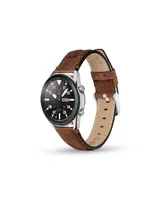 Timberland Unisex Barnesbrook Brown Genuine Leather Universal Smart Watch Strap 20mm