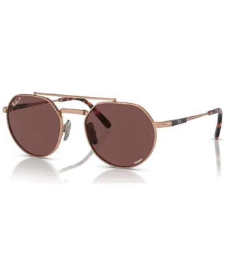 Ray-Ban Unisex Jack Ii Titanium Polarized Sunglasses, RB8265