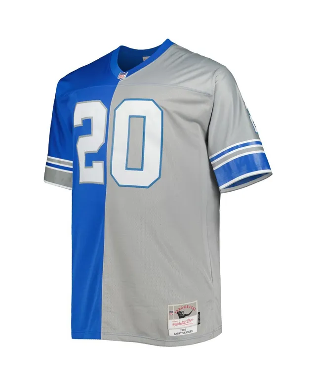 Mitchell & Ness Men's Barry Sanders Detroit Lions Name & Number Mesh  Crewneck Top - Macy's