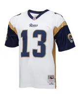 Men's Mitchell & Ness Kurt Warner White Los Angeles Rams Big and Tall 2001 Retired Player Replica Jersey