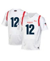 Men's Under Armour White Navy Midshipmen 2022 Special Games Replica Jersey