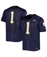 Men's Under Armour #1 Navy Notre Dame Fighting Irish Premier Limited Jersey