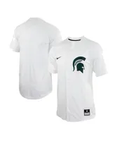 Men's Nike White Michigan State Spartans Replica Baseball Jersey