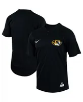 Men's Nike Black Missouri Tigers Two-Button Replica Baseball Jersey