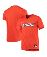 Men's Nike Orange Illinois Fighting Illini Replica Baseball Jersey