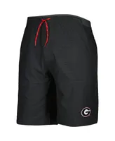 Men's Columbia Charcoal Georgia Bulldogs Twisted Creek Omni-Shade Omni-Shield Shorts