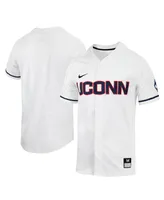 Nike Men's UConn Huskies Replica Full-Button Baseball Jersey