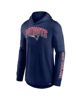 Men's Fanatics Navy New England Patriots Front Runner Pullover Hoodie