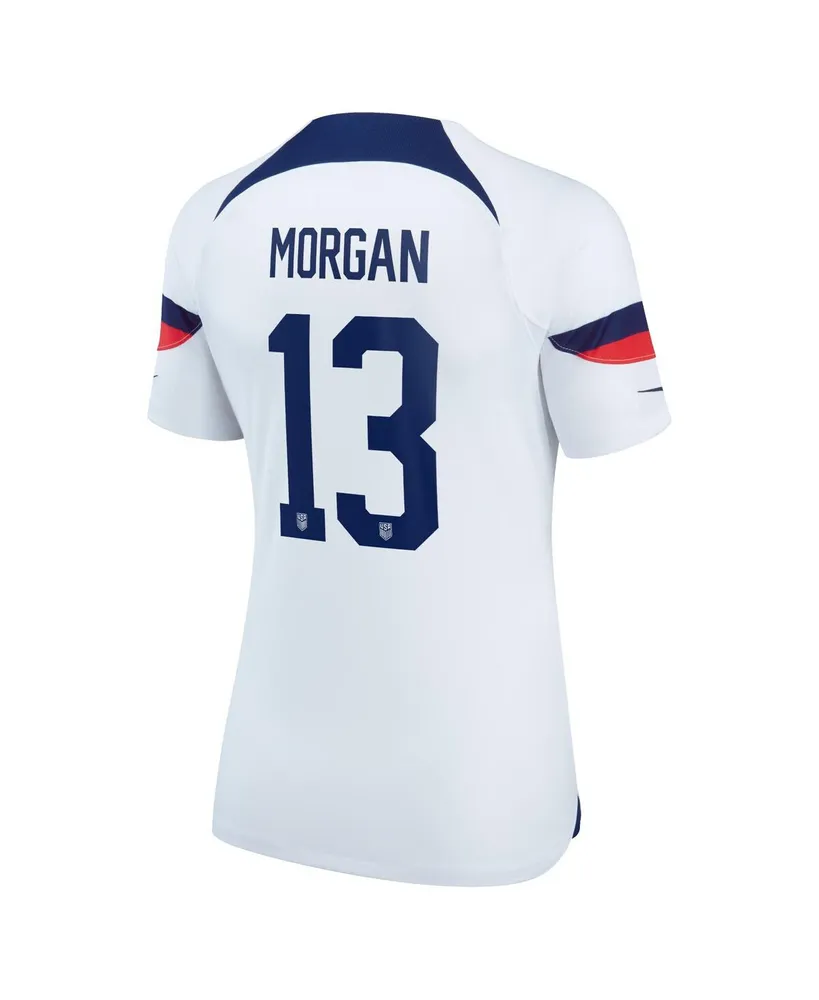 Women's Nike Alex Morgan White Uswnt 2022/23 Home Breathe Stadium Replica Player Jersey
