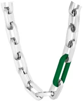 Lacoste Men's Stainless Steel Paperclip Chain Bracelet