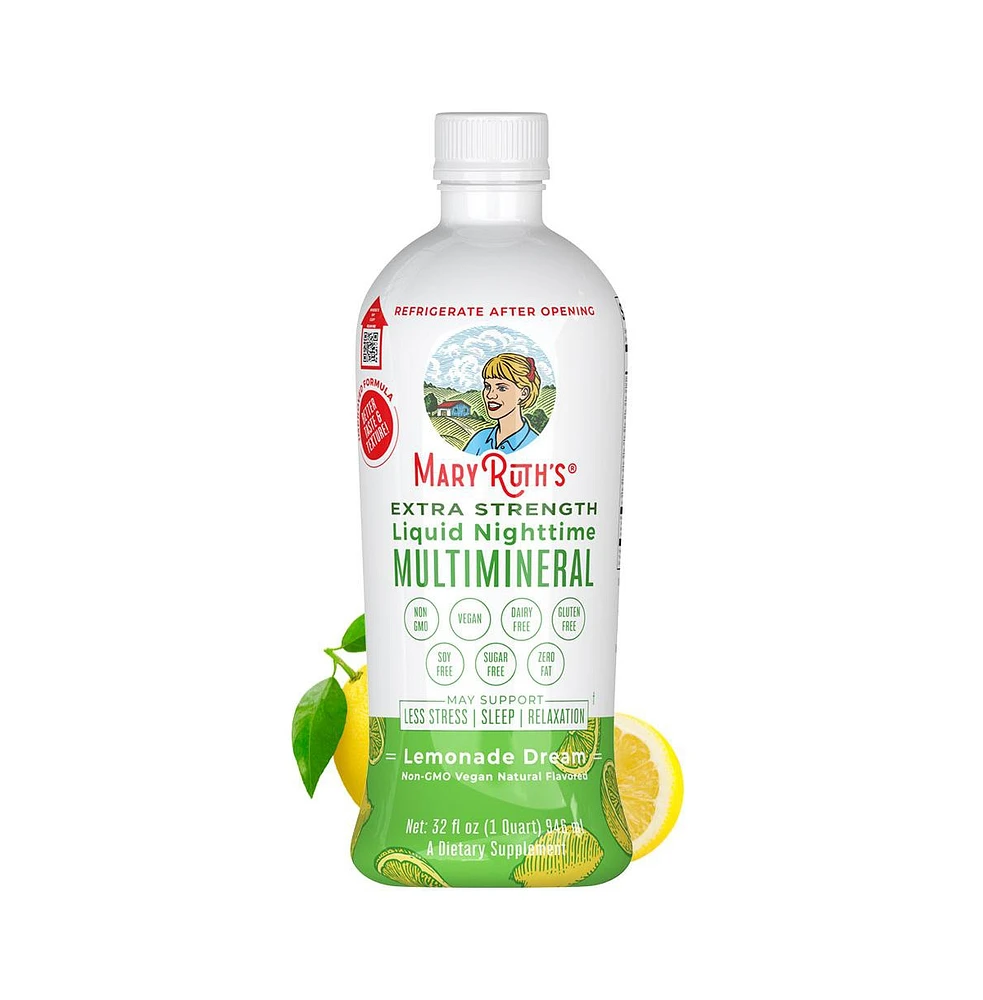 MaryRuth's Liquid Nighttime Multimineral Extra Strength Lemonade Dream