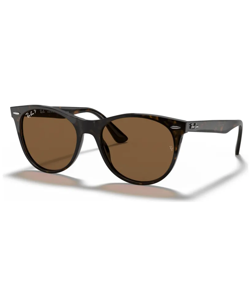Ray-Ban Unisex Polarized Sunglasses, RB2185 Wayfarer Ii Classic