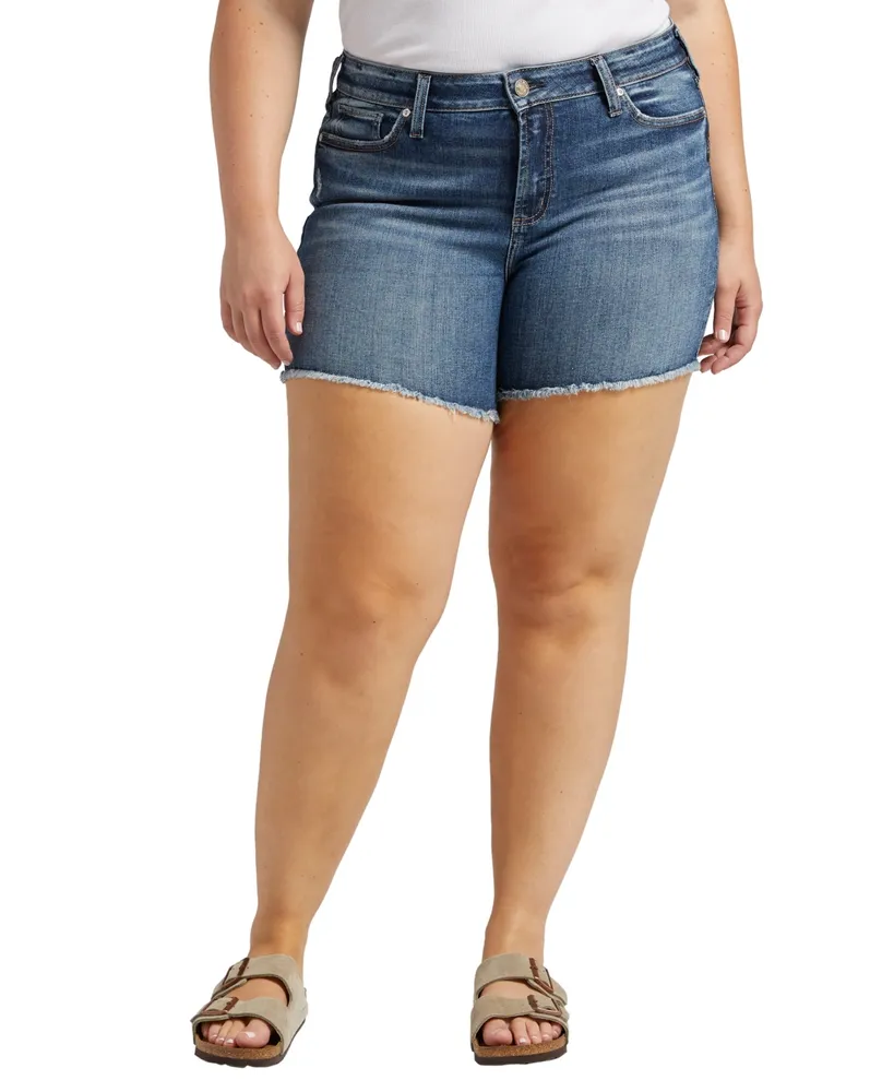 Silver Jeans Co. Plus Size Suki Mid Rise Shorts