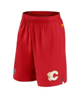 Men's Fanatics Red Calgary Flames Authentic Pro Rink Shorts